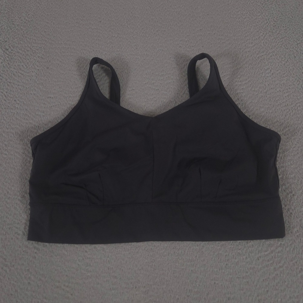 Duluth Trading Co Bra Womens 3X Black Armachillo Cooling Longline Activewear